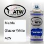 Preview: Mazda, Glacier White, A2N: 400ml Sprühdose, von ATW Autoteile West.